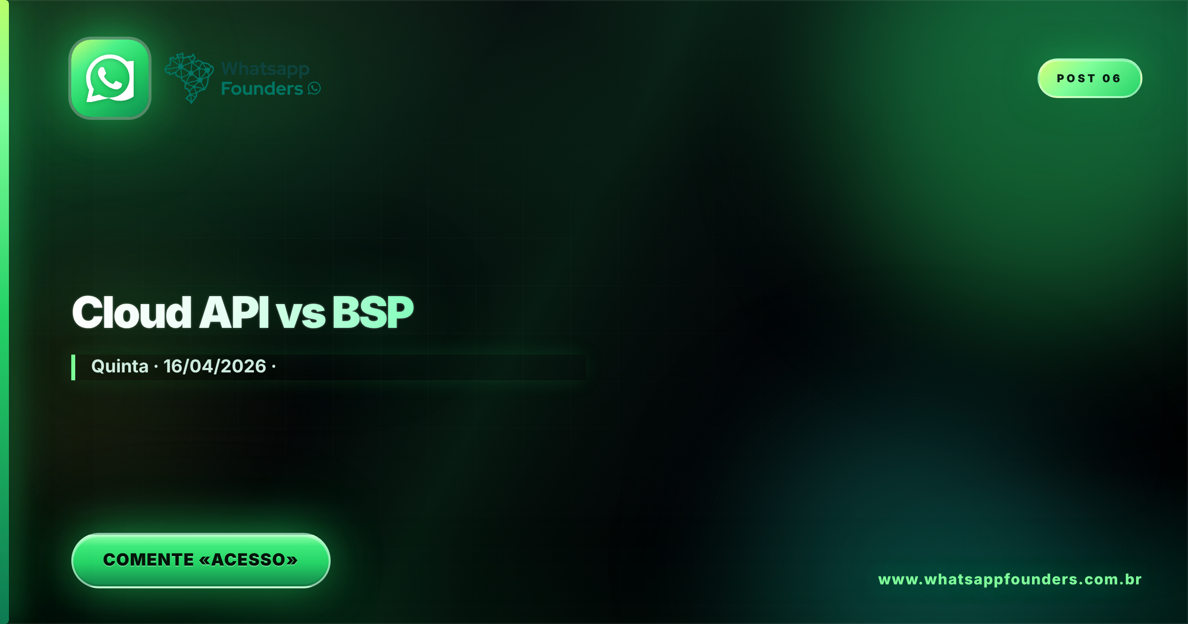 Comparativo entre Cloud API e BSP na conexão da WhatsApp Business API